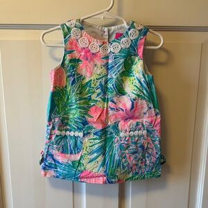 Lilly Pulitzer Kids Floral Sleeveless Top - Pink, Blue, Green